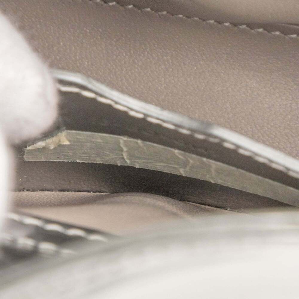 CHRISTIAN DIOR Silver Leather Shoulder Bag - Picture 4 of 6
